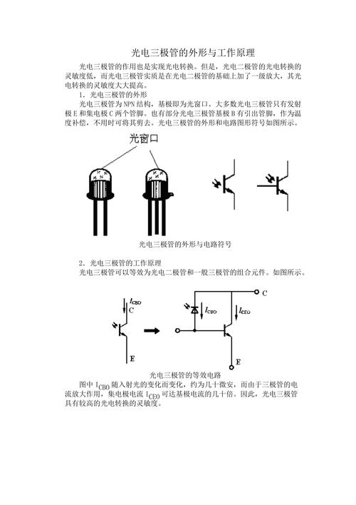 &mdash;光电三极管的外形与工作原理